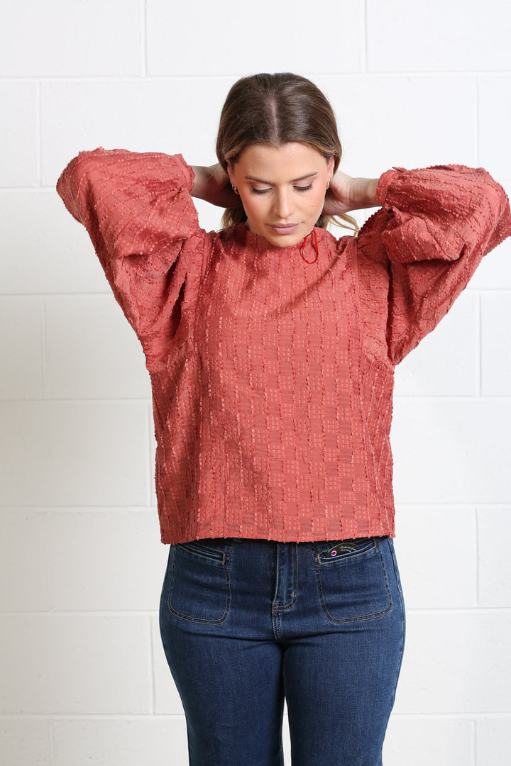 Zeta Terracotta Top