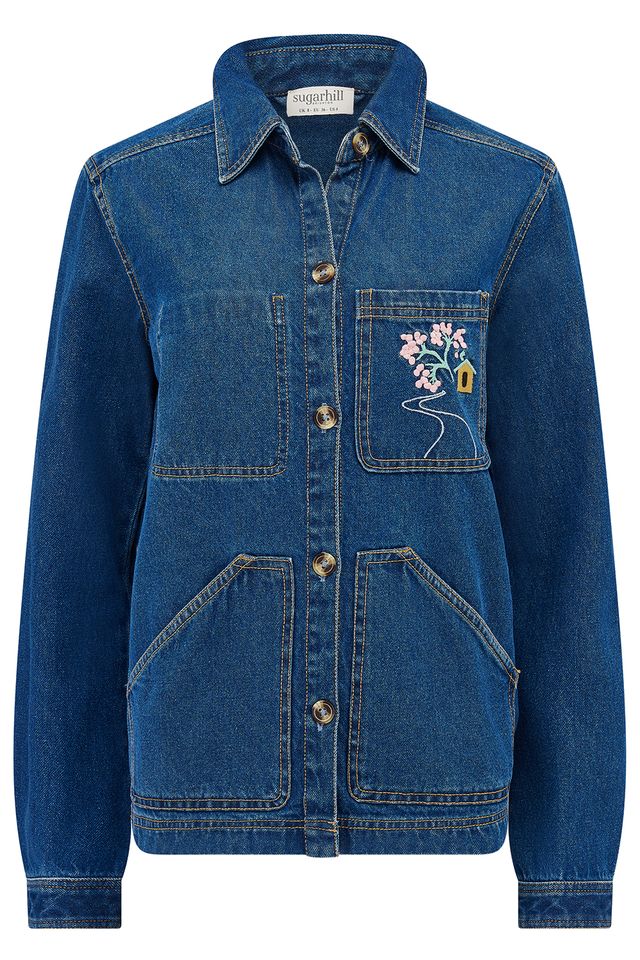 Dita Denim Jacket Mid Blue