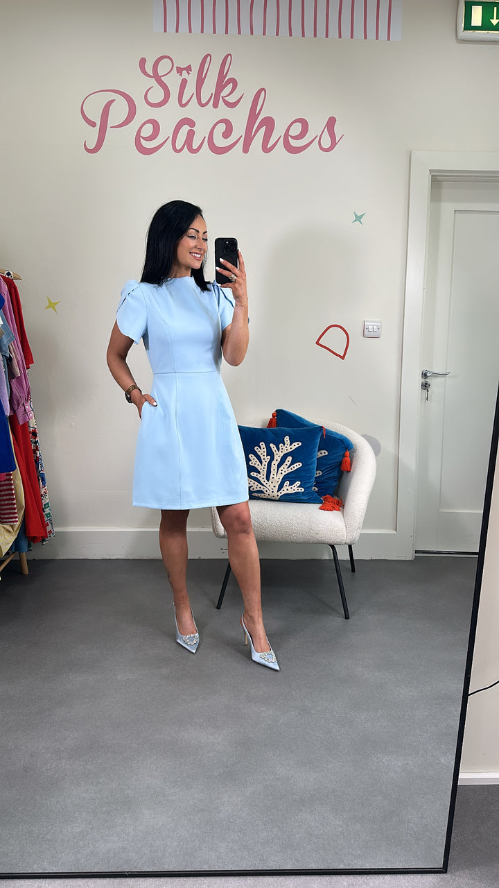 Ami Tulip Sky Blue Dress
