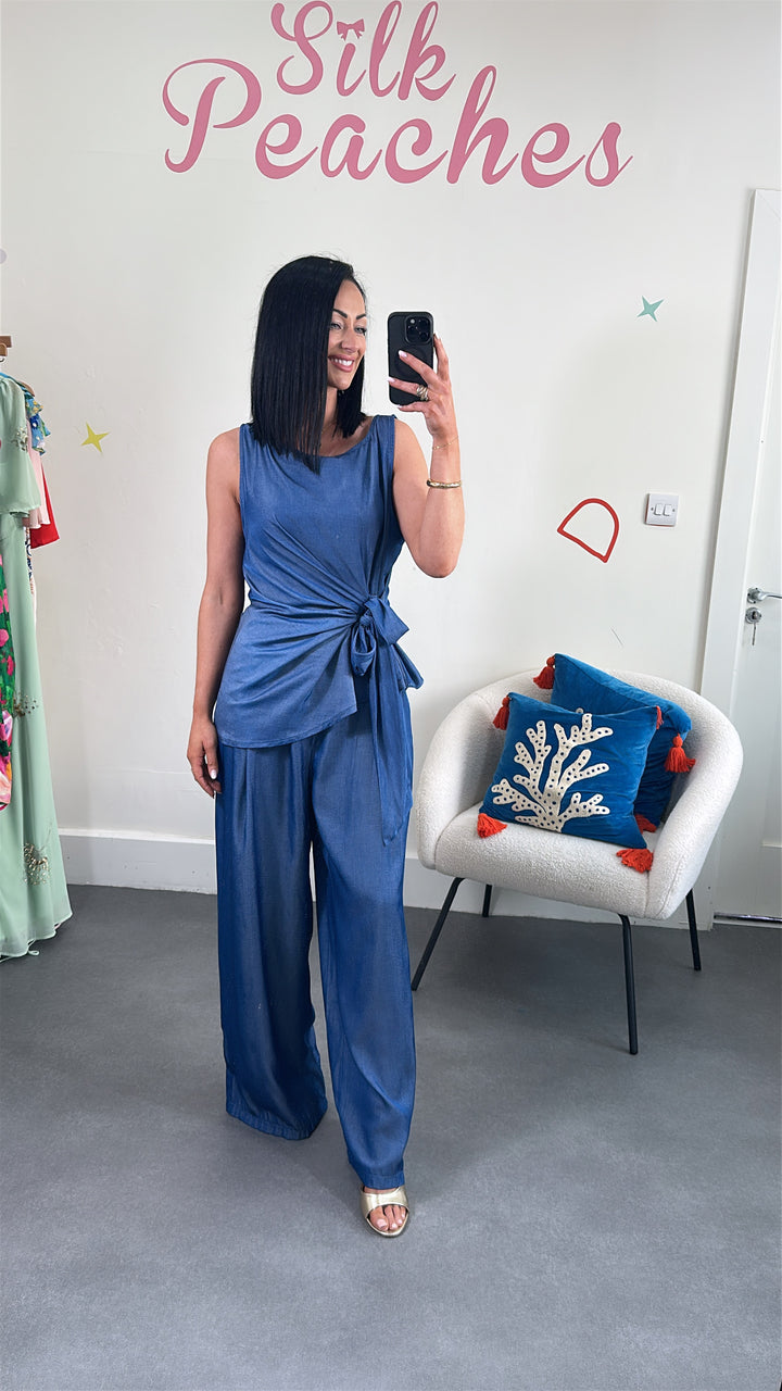 Soft Denim Co Ord Two Piece