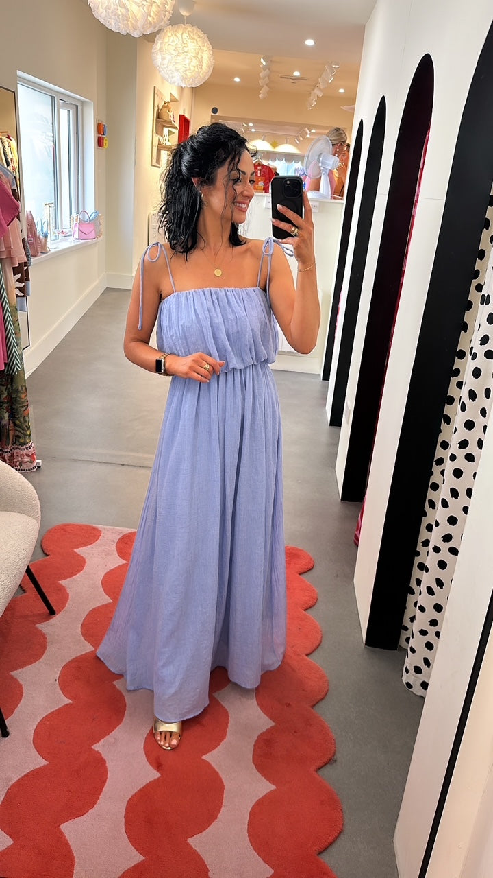 Odessa Blue Maxi Dress