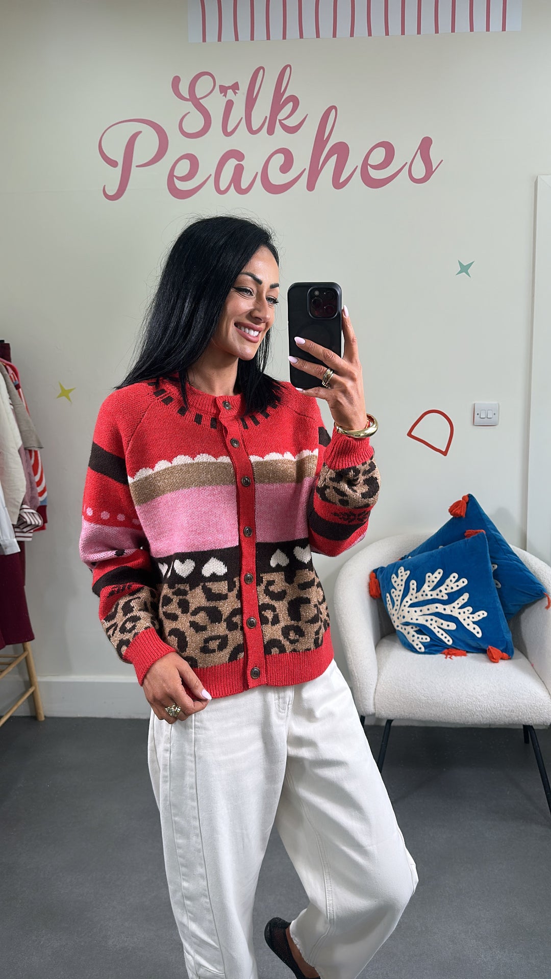 Livoni Leopard Cardigan