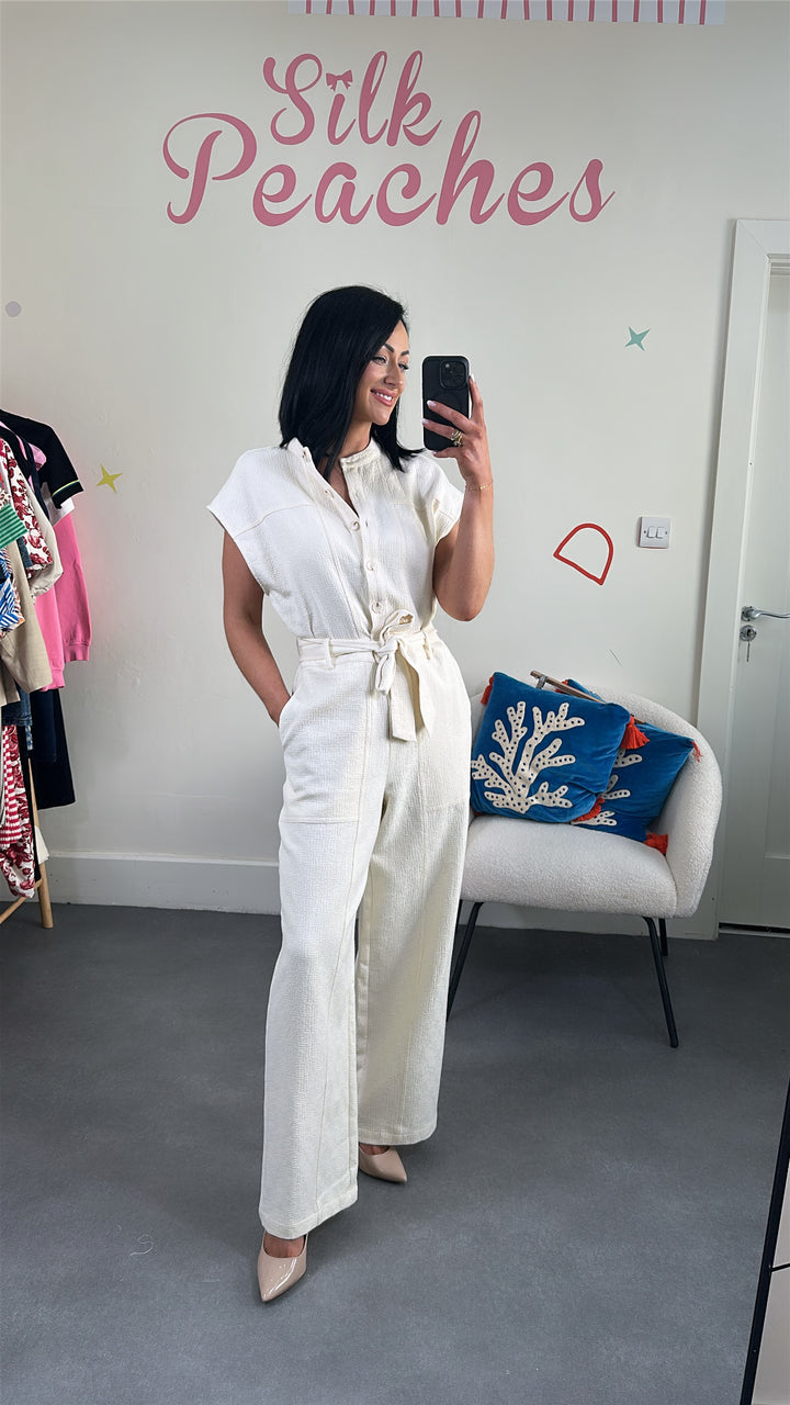 Creme Jumpsuit