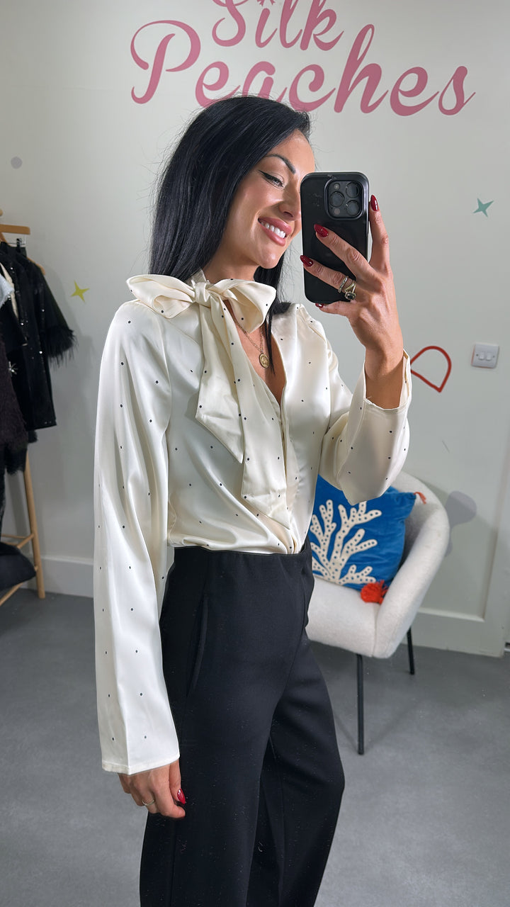 Kaloni Ivory Spot Shirt