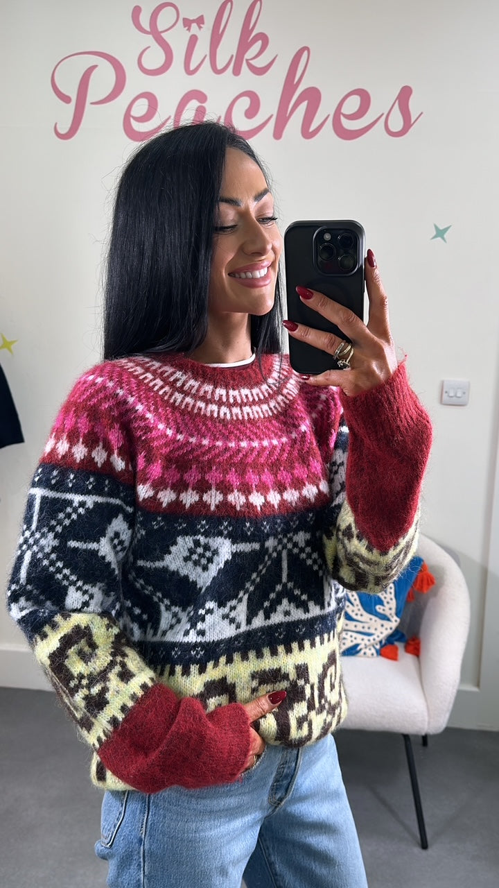 Cylle Wool Multicolour Jumper