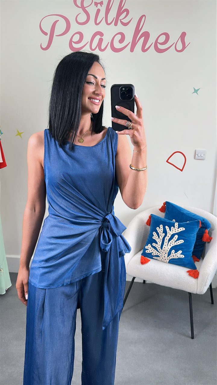 Soft Denim Co Ord Two Piece