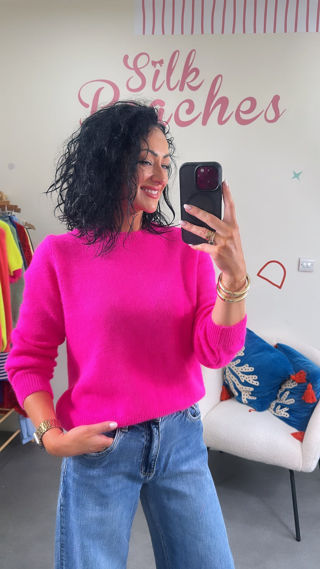 Neon Pink Jumper