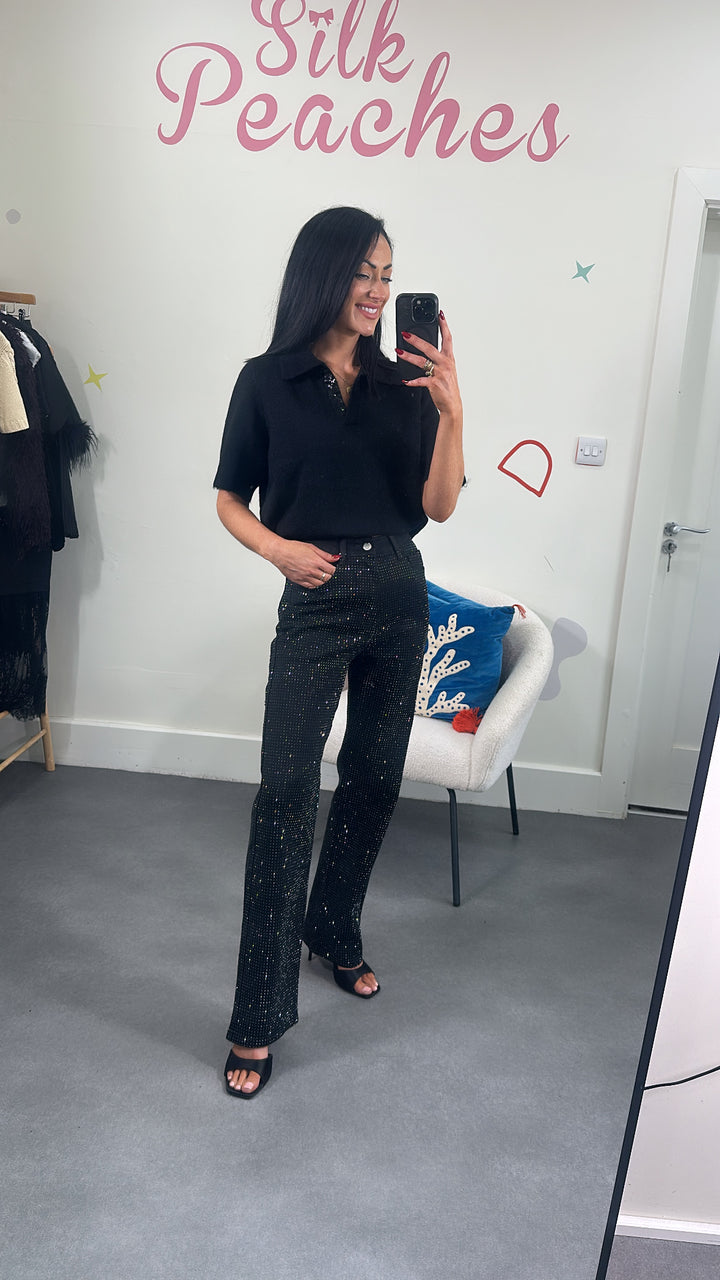 Dazula Half sleeve knit