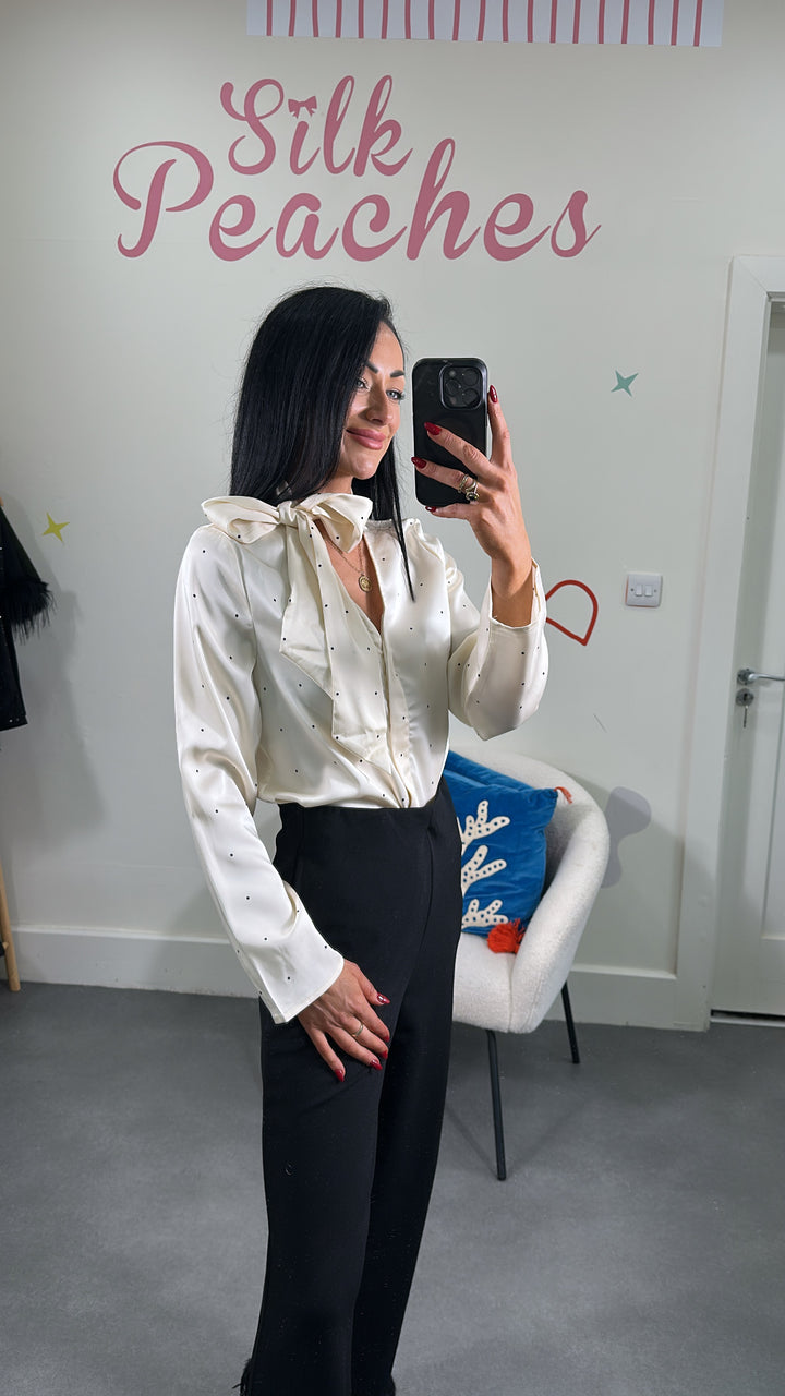 Kaloni Ivory Spot Shirt