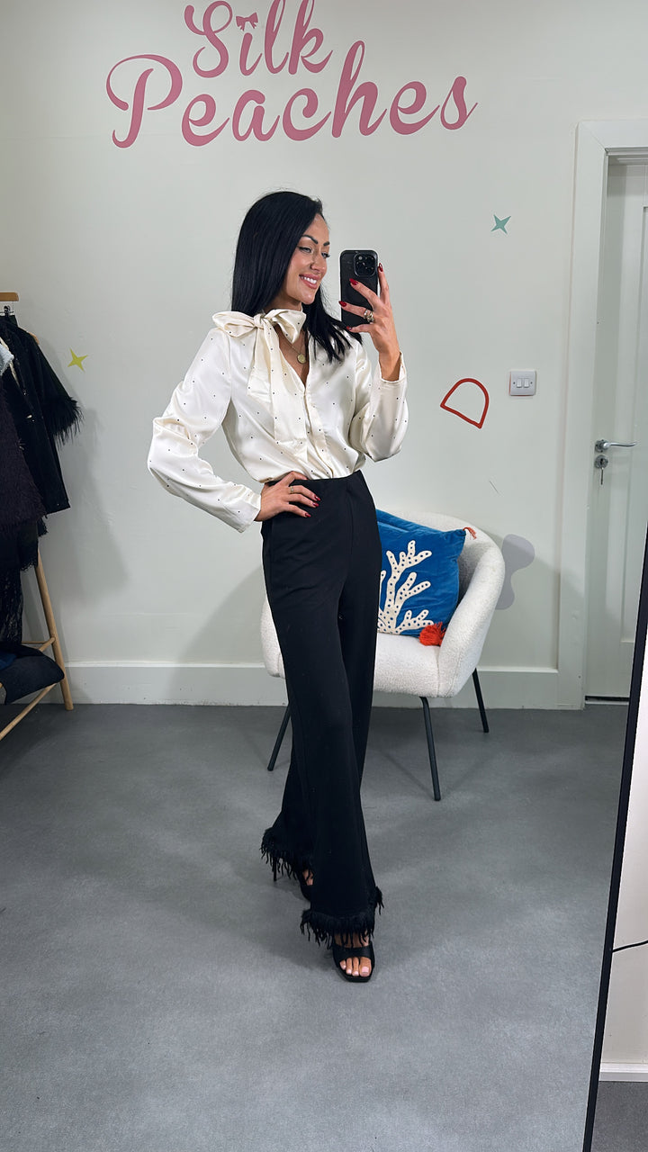 Kaloni Ivory Spot Shirt