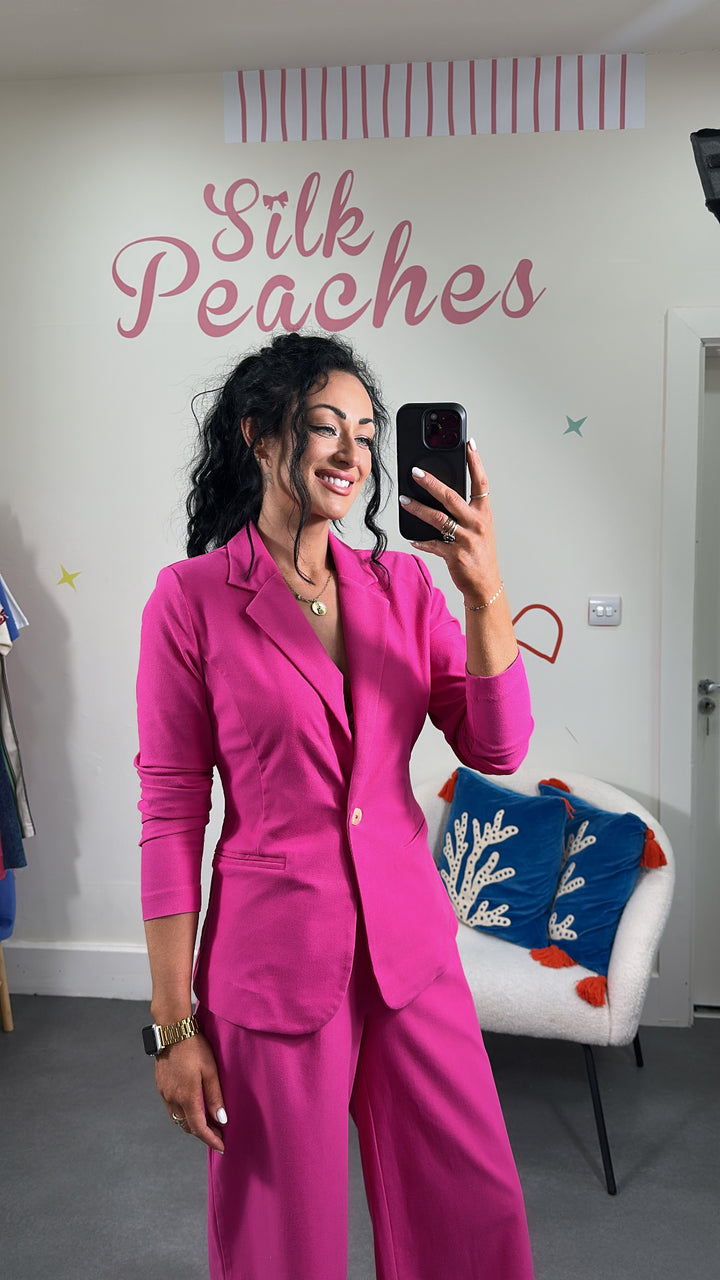 Fuschsia Pink Kate Blazer