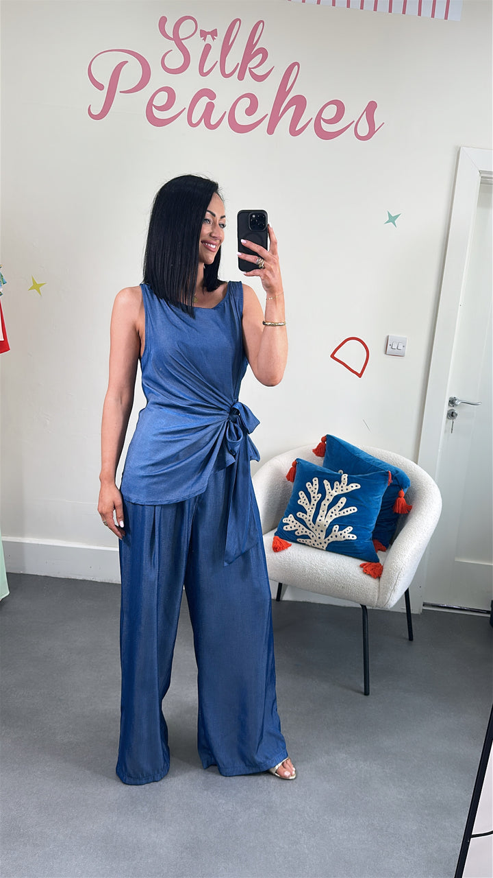 Soft Denim Co Ord Two Piece