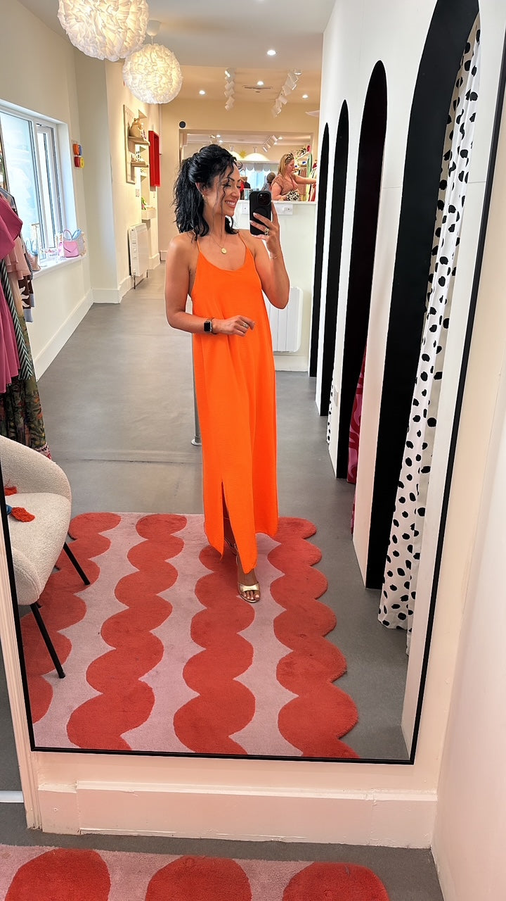 Orange Sun dress