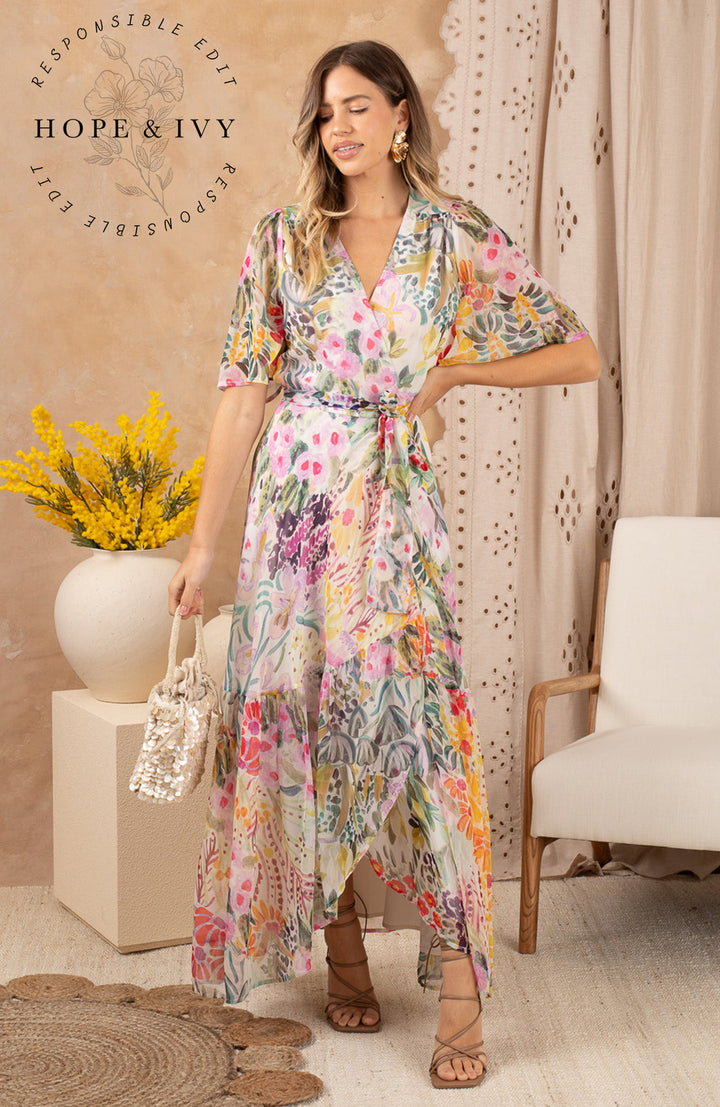 JULIA WRAP DRESS