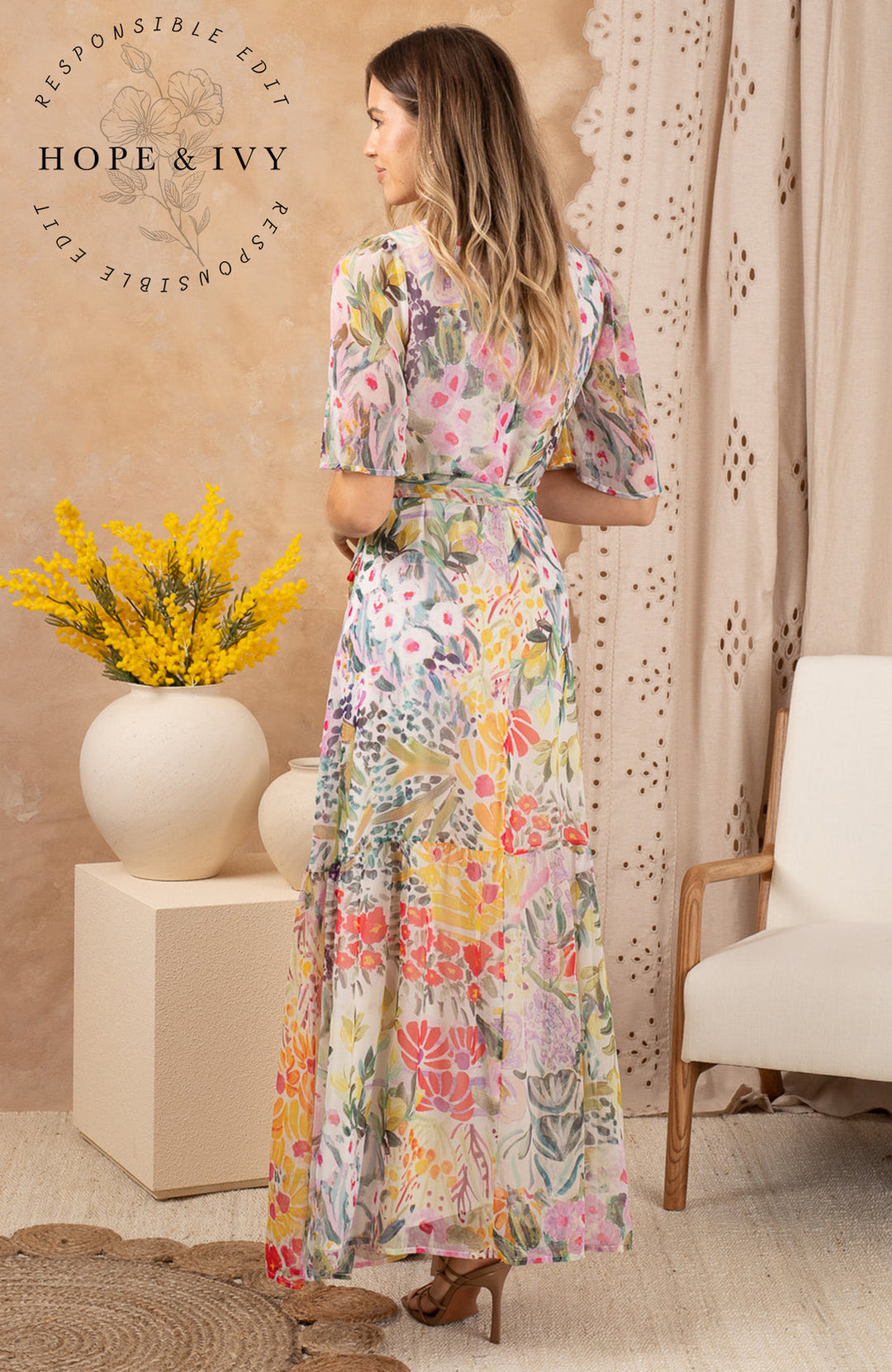 JULIA WRAP DRESS