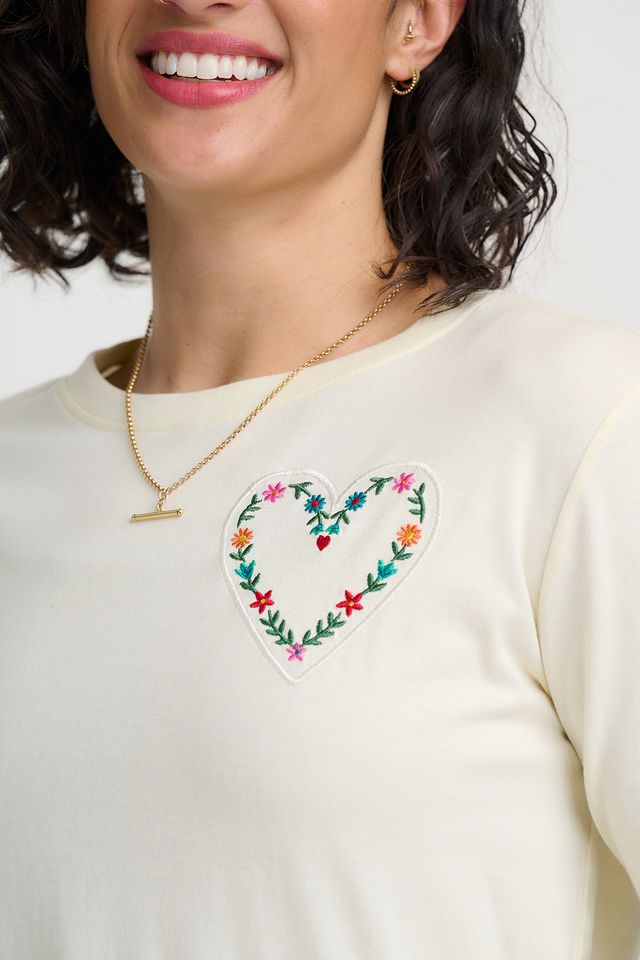 Brunswick White Heart Long Sleeve