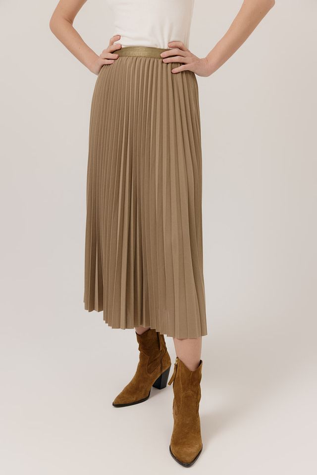 EUGENIE BEIGE SKIRT