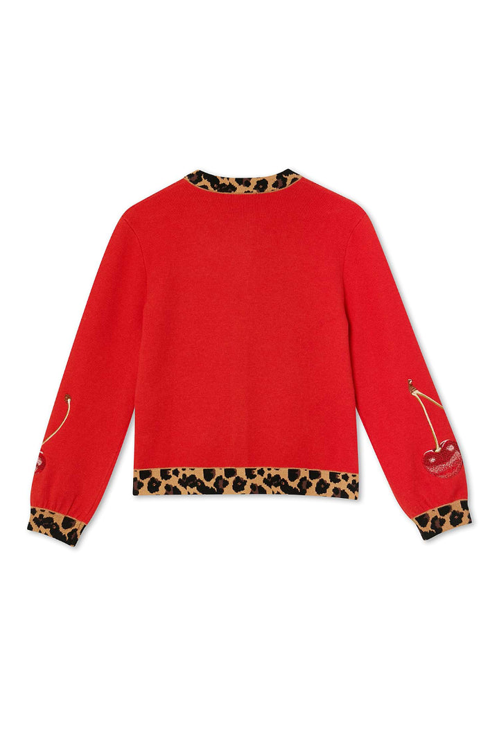 Cherry Holly Cardigan