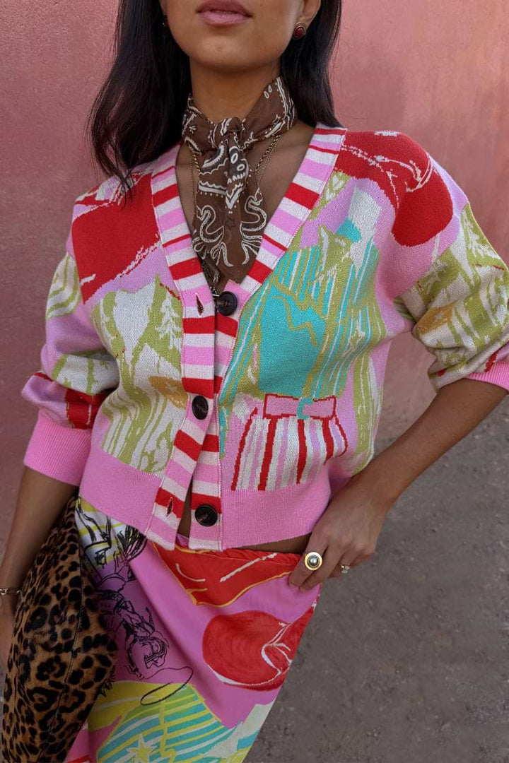 Pink Dallas Cardigan