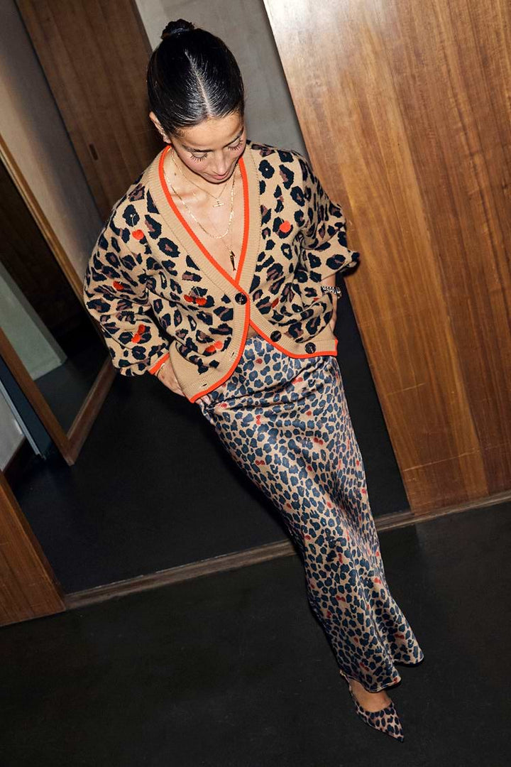 Cherry Leopard Dorris Skirt