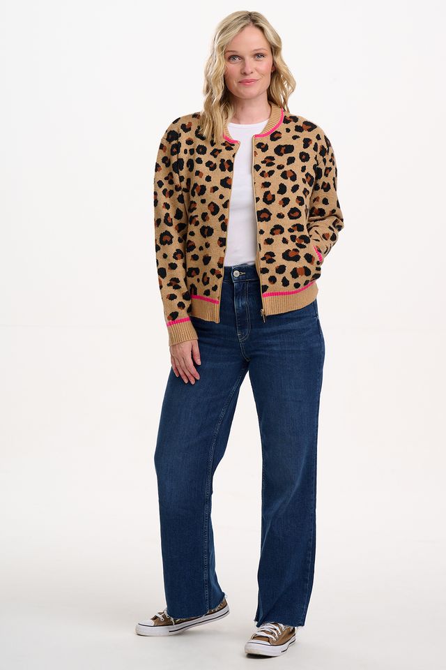 SOLANA LEOPARD BOMBER