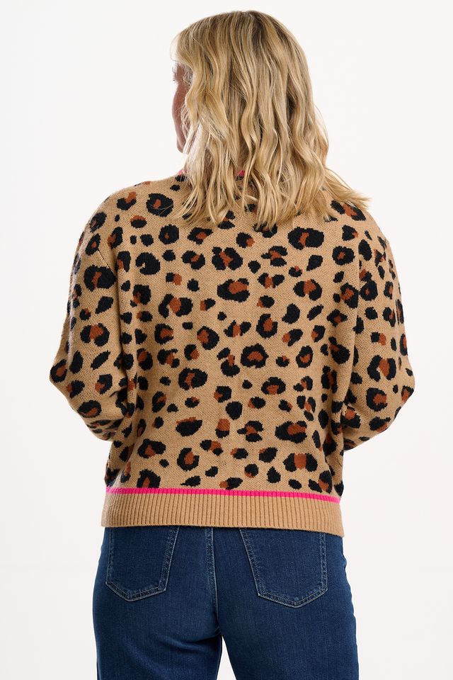 SOLANA LEOPARD BOMBER