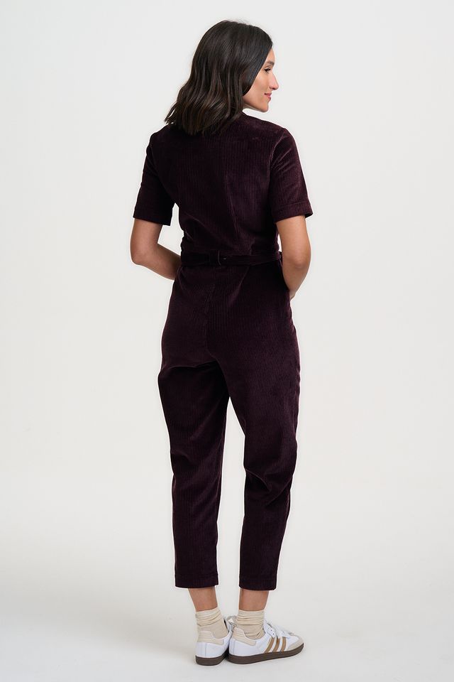Meredith Dark Plum Jumpsuit