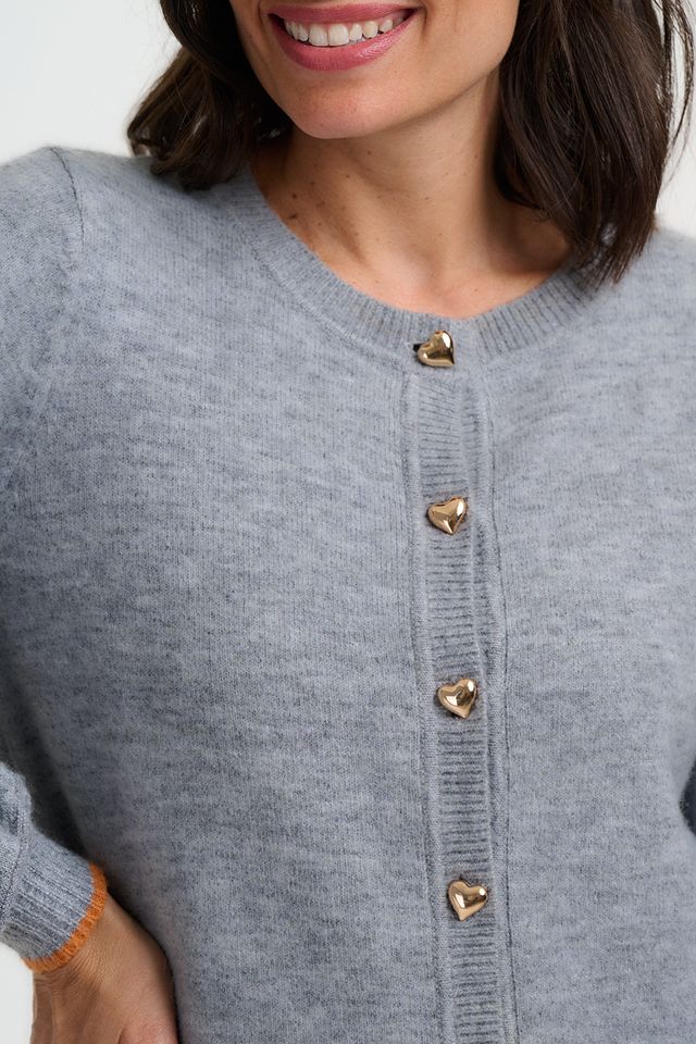 Glinda Gold Hearts Cardigan