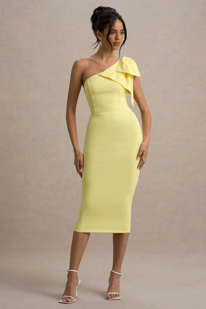 Ambretta Lemon Bow Shoulder